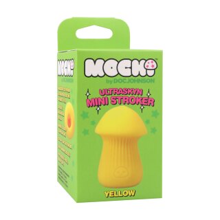 Doc Johnson Mushroom Stroker ULTRASKYN Mini Stroker Gelb