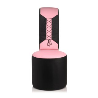 XR Brands Stiletto Sex Chair Black Pink