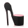 XR Brands Stiletto Sex Chair Black Pink