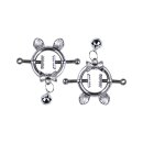 Kiotos Steel Kitten with Bowtie Nippelklemmen mit Kette...