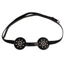 Kiotos Spiked Breast Binder mit abgerundeten Noppen Schwarz