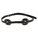 Kiotos Spiked Breast Binder mit abgerundeten Noppen und offener Mitte Schwarz