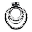 Kiotos Steel Twin Cock Cage Silver 15.5 cm Ø 4.5 cm