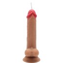 Kiotos Cox Power Squirt Vibration Dildo with Remote Control Beige 23 cm