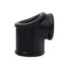 Kiotos Triple-Hole Cock & Ball Splitter Black Ø 3 cm