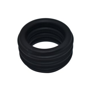 Kiotos Cock Ring & Ball Stretcher Compact Black Ø 3.4 cm