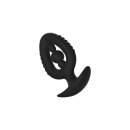 Kiotos Anal Plug/Expander mit innerer Perle Schwarz Ø 5,7 cm