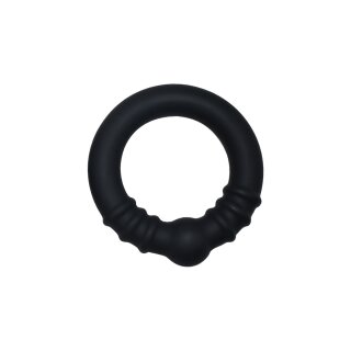 Kiotos Cock Ring with Steel Core L Black Ø 4.2 cm