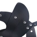 Kiotos Katzenmaske Schwarz