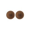 Peekaboo Silicone Pierced Nipple Covers Brown