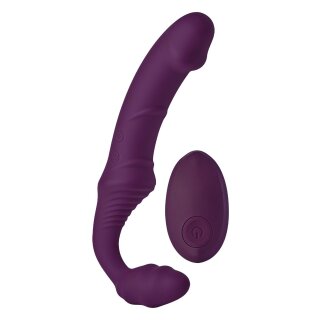 Dream Toys Storm Remote Controlled Strapless Vibrator with 6 Inch Dildo