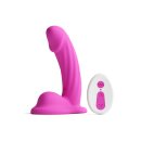 NS Novelties Curve Vibrating Dildo Pink