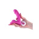 NS Novelties Curve Vibrating Dildo Pink