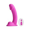 NS Novelties Curve Vibrating Dildo Pink