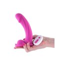 NS Novelties Curve Vibrating Dildo Pink