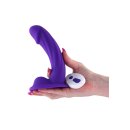 NS Novelties Curve Vibrating Dildo Lila