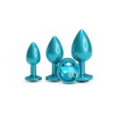 NS Novelties Irisierendes Aluminium Analplug Trainingsset...