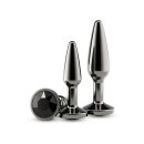 NS Novelties Aluminium Analplug Set 2-teilig Chrom