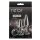 NS Novelties Chrome Aluminium Anal Plug Set of 2