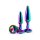 NS Novelties Aluminium Analplug Set 2-teilig Chrom