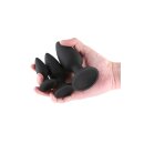 NS Novelties Renegade Triple Strike Analplug Set 3-teilig Schwarz