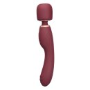 Le Wand 2in1 Wand Massager with Dual Vibration Red 22.2 cm Ø 4.4 cm