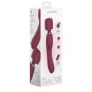 Le Wand 2in1 Wand Massager with Dual Vibration Red 22.2 cm Ø 4.4 cm