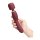 Le Wand 2in1 Wand Massager with Dual Vibration Red 22.2 cm Ø 4.4 cm