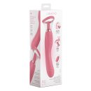 Le Wand Lick 3-1 Double-Sided Vibrator with Tongue Stimulator Pink 26 cm Ø 4 cm
