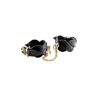 Guilty Pleasure Astral Braided Ankle Cuffs with Gold-Tone Accents