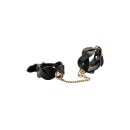 Guilty Pleasure Astral Braided Ankle Cuffs with Gold-Tone Accents