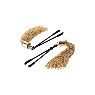 Guilty Pleasure Sensual Sway Clamps mit goldfarbenen Quasten