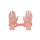 Sportsheets Peaches ´n Creame Silicone Cuffs Small