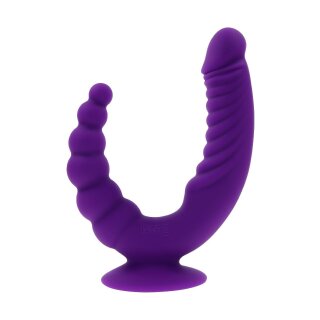 Evolved The Rider Dual Vibrator Purple
