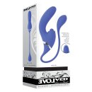 Evolved All In Thrusting and Tapping Vibrator Blue 45 cm