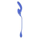 Evolved All In Thrusting and Tapping Vibrator Blue 45 cm