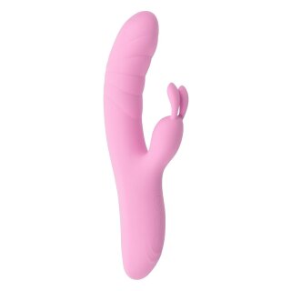 Evolved Playboy Rub Me Right Rabbit Vibrator Rosa 23,2 cm