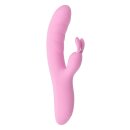 Evolved Playboy Rub Me Right Rabbit Vibrator Pink 23.2 cm