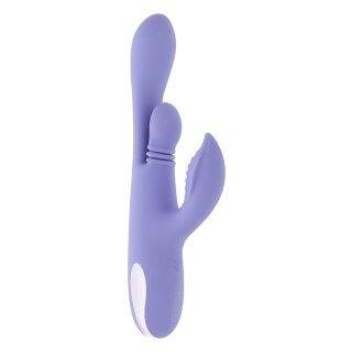 Evolved Playboy Nubbin Rubbin Thrusting Vibrator Lila 24,1 cm