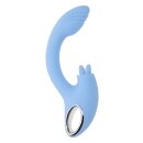 Evolved Playboy Sapphire Sky Dualer Vibrator mit Klitoris-Stimulator Blau 21,6 cm