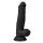 Shaft Model N Realistic Dildo with Balls and Vibration Black 21.5 cm