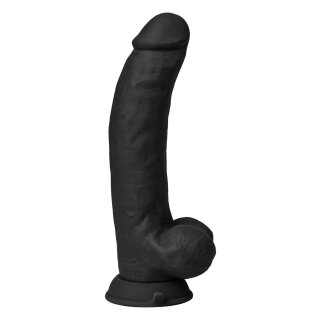 Shaft Model C Realistic Dildo with Balls and Vibration Black 24.1 cm
