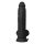 Shaft Model C Realistic Dildo with Balls and Vibration Black 24.1 cm