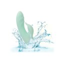 CalExotics Polynesia Vibrator with Clitoral Stimulation Turquoise 16.5 cm