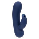 CalExotics Silk Bunny Vibrator Blue 16.5 cm Ø 3.8 cm