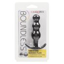 CalExotics Vibrating Beaded Plug Schwarz Ø 2,5 cm