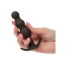 CalExotics Vibrating Beaded Plug Schwarz Ø 2,5 cm