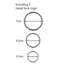 Hidden Desire Inferno Thigh Strap-On Black Waist 128 cm