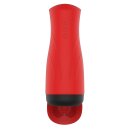 Hidden Desire Fusion X Super Suction Nutbuster Triple Masturbator Red