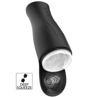 Hidden Desire Fusion X Deep Squeeze Nutbuster Triple Masturbator Black